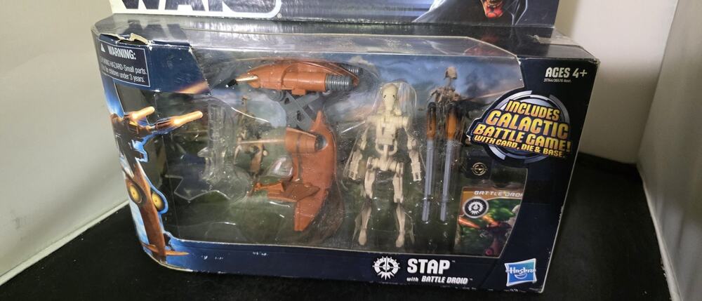 Hasbro Star Wars STAP Single Trooper Aerial Platform w/ Battle Droid